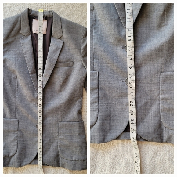 Sunday Best by Aritzia Wool Blend Casual Business Everyday Button-up Blazer - Picture 11 of 11